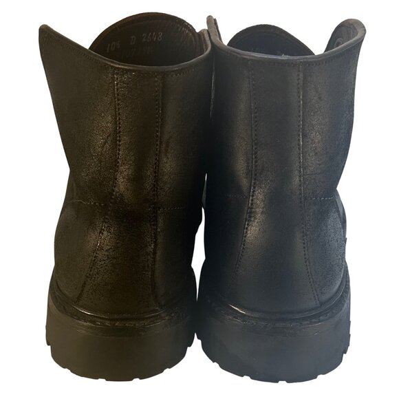 Allen Edmonds Higgins Mill Mens 10.5 Husk Suede Vibram Lug Black Brown *READ - Picture 5 of 11